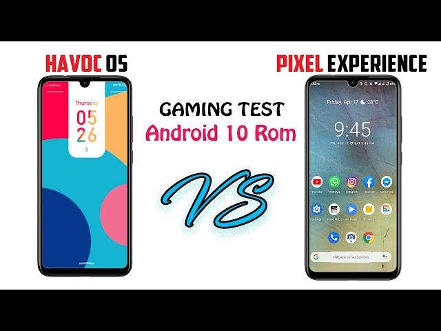 Havoc OS VS Pixel Experience । Gaming Test । Android 10 Rom । #PUBG_MOBILE_GAMEPLAY ।