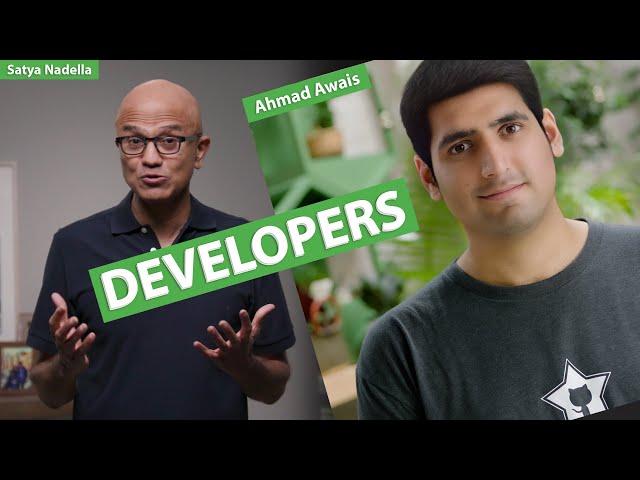 Satya Nadella CEO of Microsoft: Featured Ahmad Awais in "2021 Your Purpose in Action"