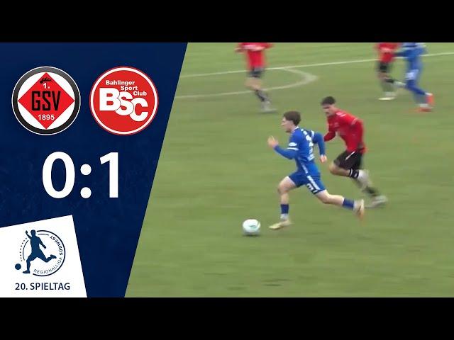 Pepic entscheidet Kellerduell | 1. Göppinger Sportverein 1895 - Bahlinger SC | 20. Spieltag RLSW