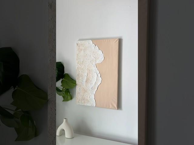 The moment you realizs you can make your own textures wall art 