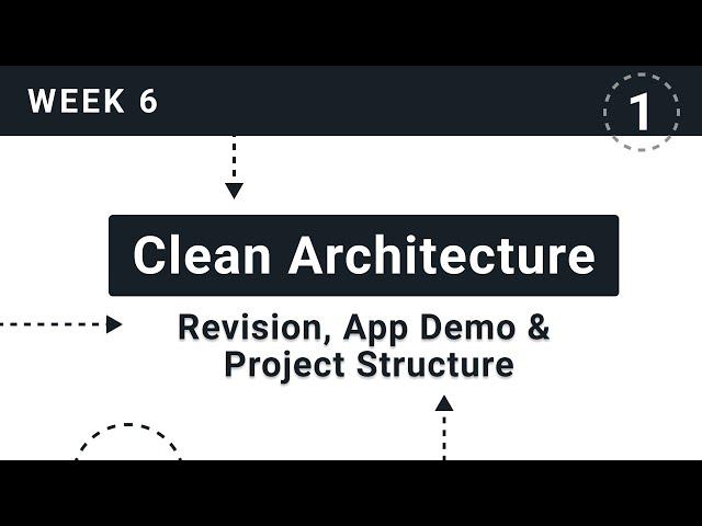 WEEK 6 | Clean Architecture Revision, App Demo & Project Structure | Flutter & Firebase Bootcamp