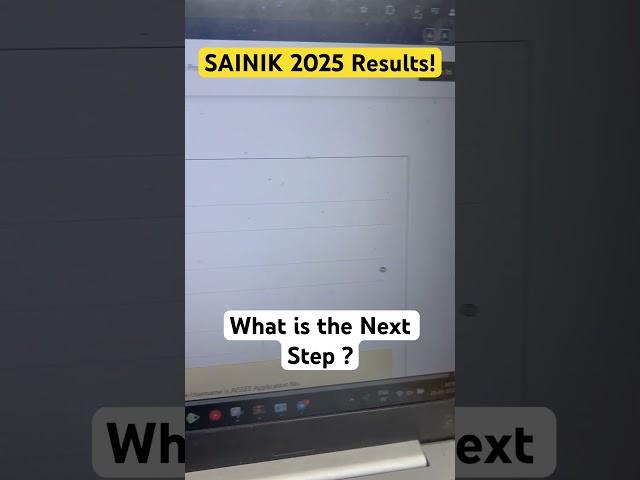 Sainik 2025 Results! What to do next ? #aissee #sainikschool