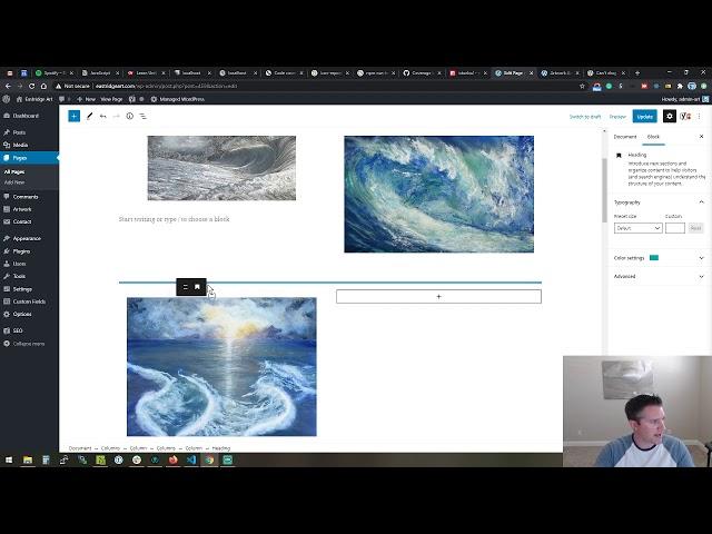 WordPress 5.5 How To Move Blocks?