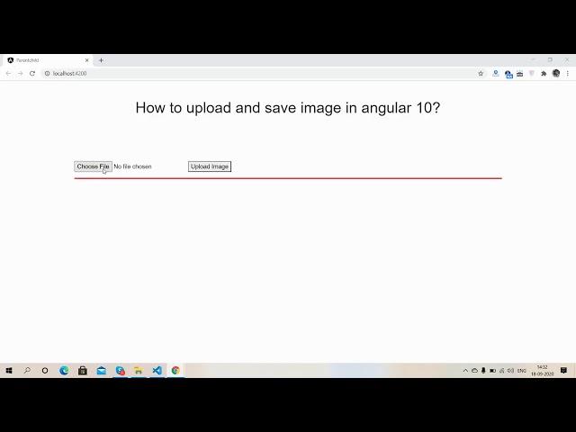 Angular 10 image upload and save inside folder