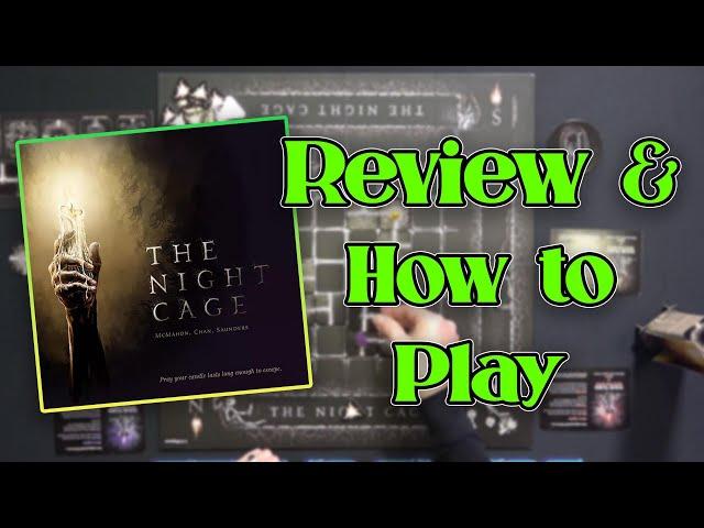 The Night Cage Review & How to Play | A Co-operative tile laying Nightmare, in a good way!