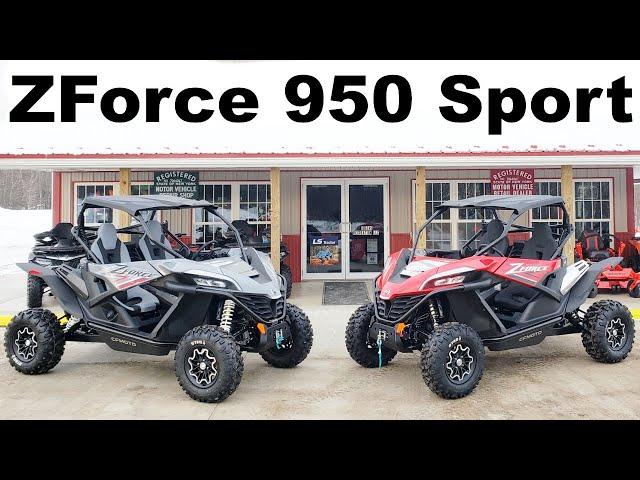 WALK AROUND : 2022 CFMoto ZForce 950 Sport UTV review, ECO mode VS Sport mode explained!