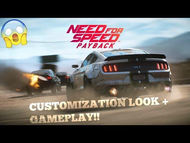 NEED FOR SPEED PAYBACK 12 Minutes Gameplay + Customization Look!