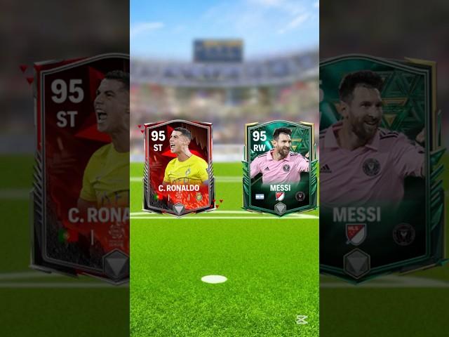 Ronaldo  vs Messi  Cards in Fc Mobile  #fcmobile #fc25  #fifa #fcmobile24 #fifamobile