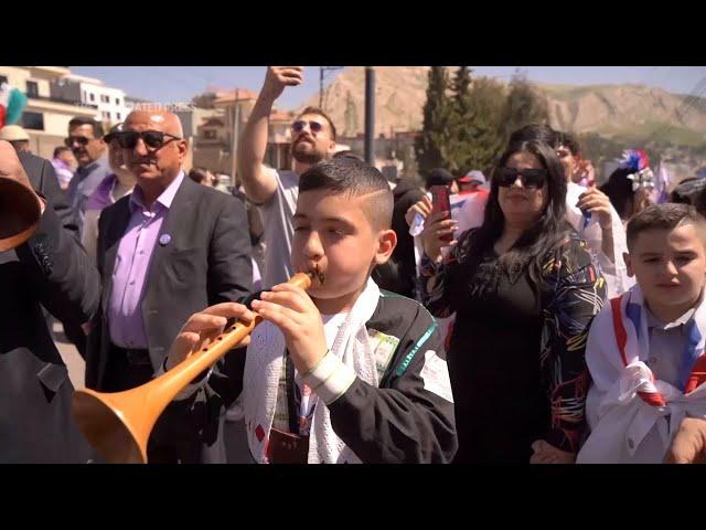 Iraqi Christians celebrate Akitu feast, the Assyrian New Year in Dohuk