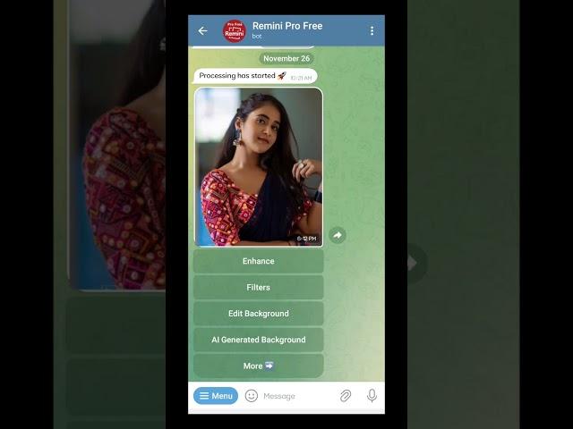 Telegram Ai Bot Free Image Quality Enhancer | #trend #technology #tech #viral #trending #shorts