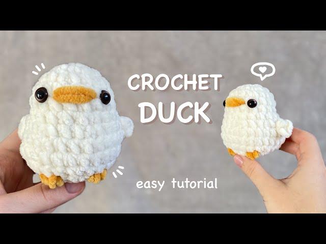 Beginner tutorial: How to Crochet amigurumi DUCK