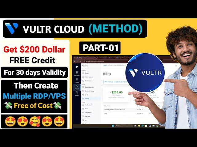 Vultr free trial account Create Process 2024 | Deploy RDP/VPS Server Using $200 Free Credit | SRG