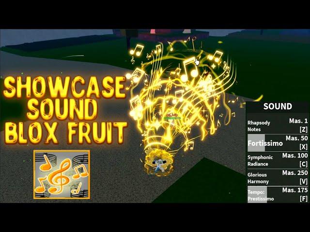 ОБЗОР НА ФРУКТ ЗВУКА SHOWCASE SOUND IN BLOX FRUIT UPDATE 20