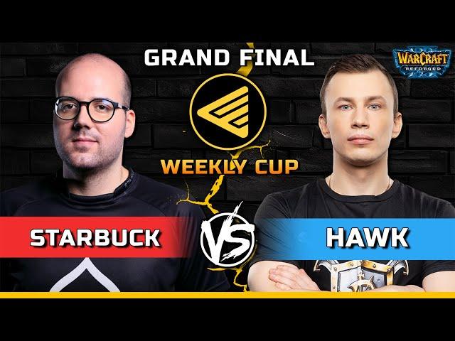 WC3 | Grandfinal | [ORC] Starbuck vs HawK [HU] | B2W Weekly Cup #140