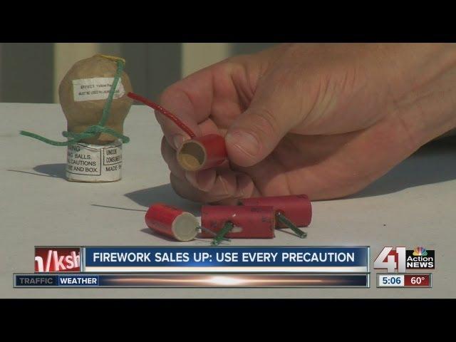 Firework sales up: Use every precaution