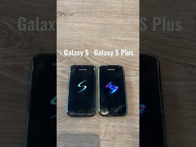 Samsung Galaxy S vs S Plus boot test