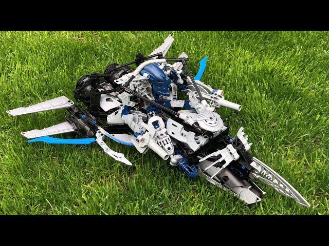 Lego Bionicle MOC - Перехватчик Преследователя (обзор)