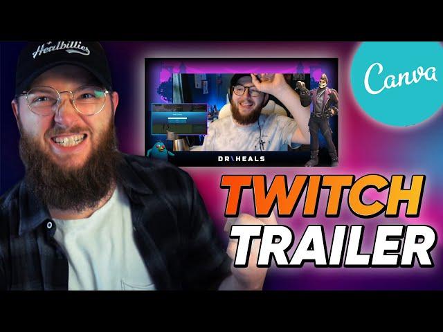Create Your Own Twitch Trailer in Canva [Canva Tutorial]