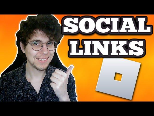 How To Add Social Links On Roblox Profile