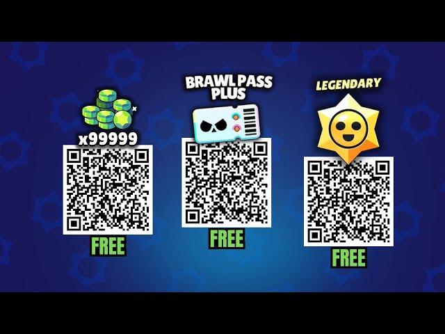 FREE GEMS & BRAWL PASS from QR CODE! 