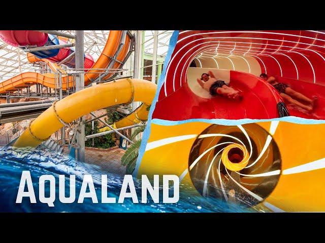 All Water Slides at Aqualand Köln, Germany | 4K POV 2023