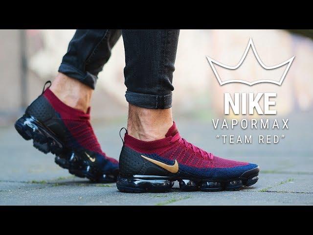 Nike Air Vapormax Flyknit 2 "Team Red" On Feet Video