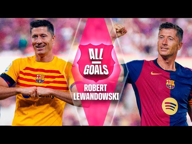  ALL of LEWANDOWSKI's GOALS with FC BARCELONA 