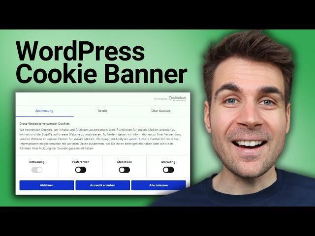 WordPress Cookie Banner + Consent Mode einrichten (Cookiebot Tutorial)