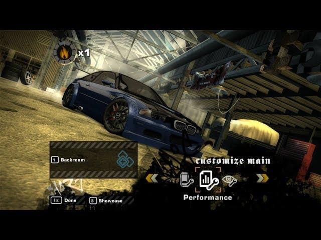 NFS Most Wanted - Upgradeable BMW M3 GTR E46 (Race)