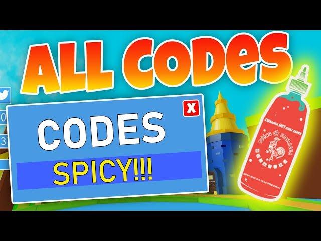 ALL CODES - Roblox Hot Sauce Simulator - Update 1