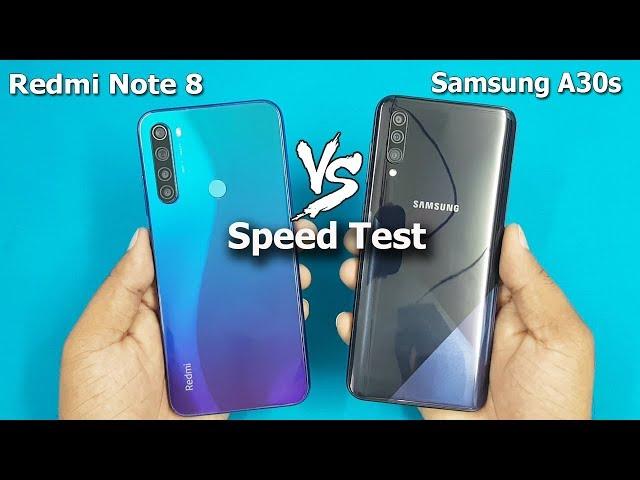 Redmi Note 8 vs Samsung A30s Speed Test / Comparison || Antutu Benchmark Scores / Best?..