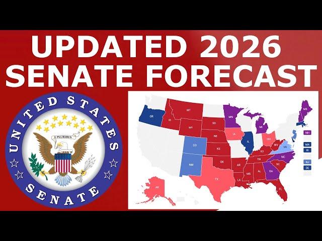 Updated 2026 Senate Map Prediction (April 19, 2025)