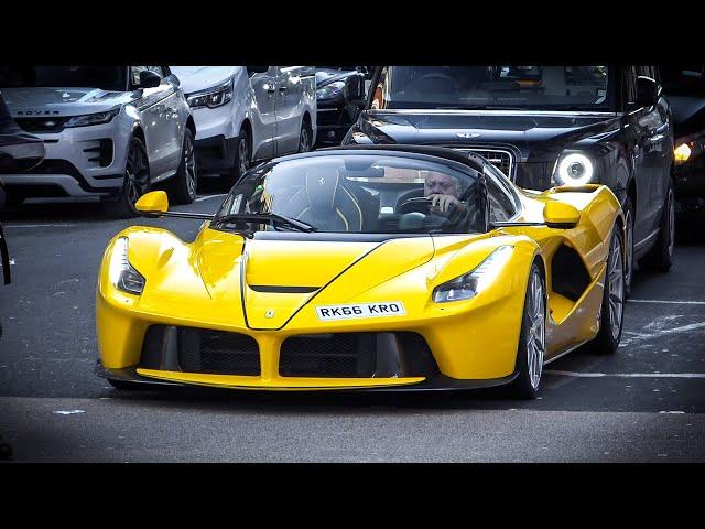 Supercars in London November 2024 - #CSATW683 | LaFerrari Aperta, Bugatti Chiron, Ford GT