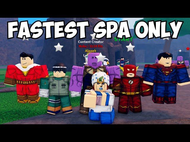 Fastest SPA Only 2.0 Vs Infinite Mode in Ultimate Tower Defense!