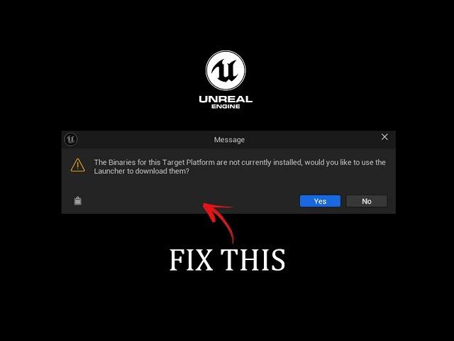 "Fix 'Binaries Not Installed' Error in Unreal Engine 5 – Quick & Easy Solution!"