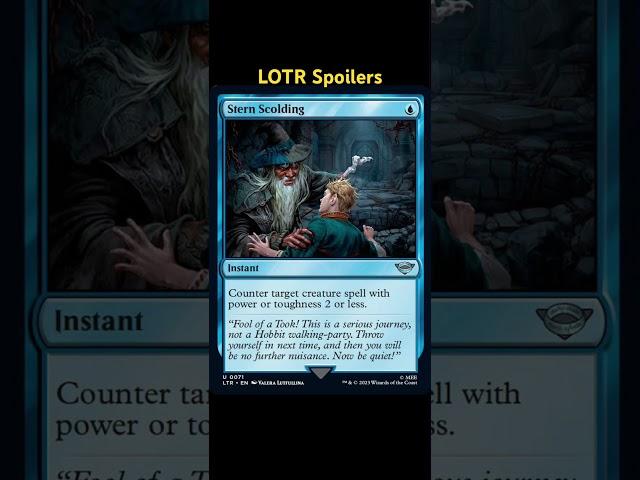 Lord of the Rings Spoiler Cards #mtg #mtgspoilers #lotr