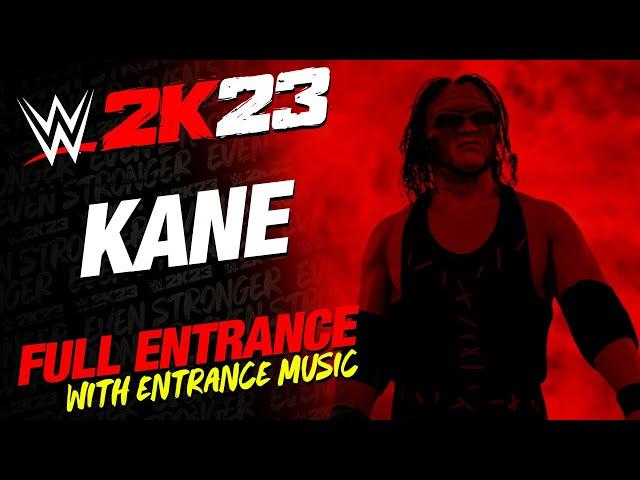 WWE 2K23 KANE ENTRANCE - #WWE2K23 KANE FULL ENTRANCE