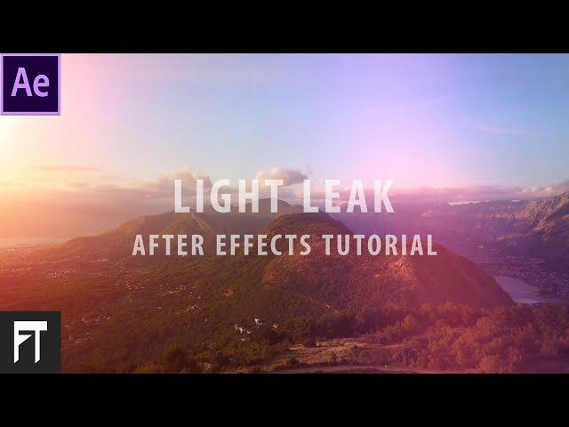 How to Make Light Leaks Overlay in After Effects - After Effects Tutorial (No Third Party Plugin)