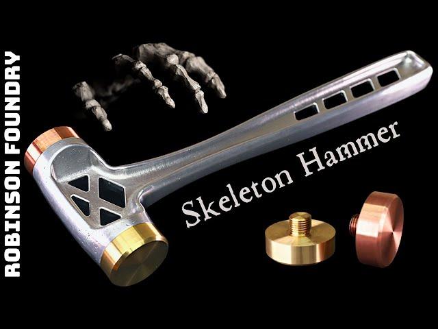 Making a Skeletonized Hammer - COPPER or BRASS hammer? HAMMER TIME!