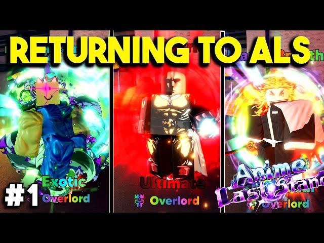 RETURNING In Anime Last Stand And Got 3 OVERLORD Units Part #1