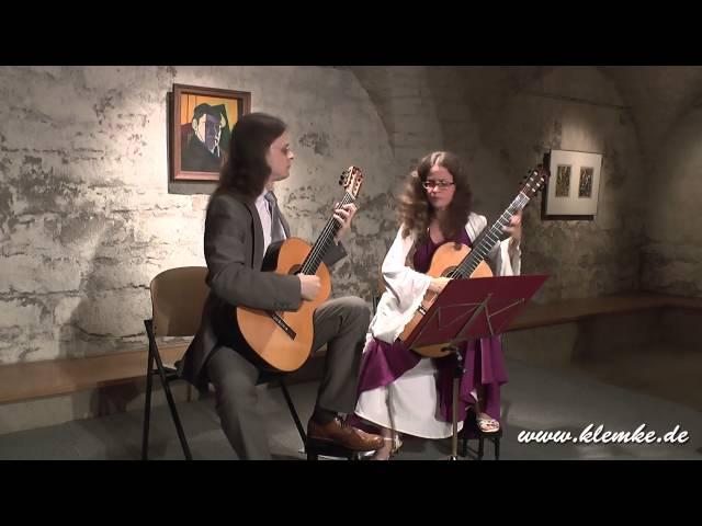 Claude Debussy: Arabesque played by Guitar Duo Klemke