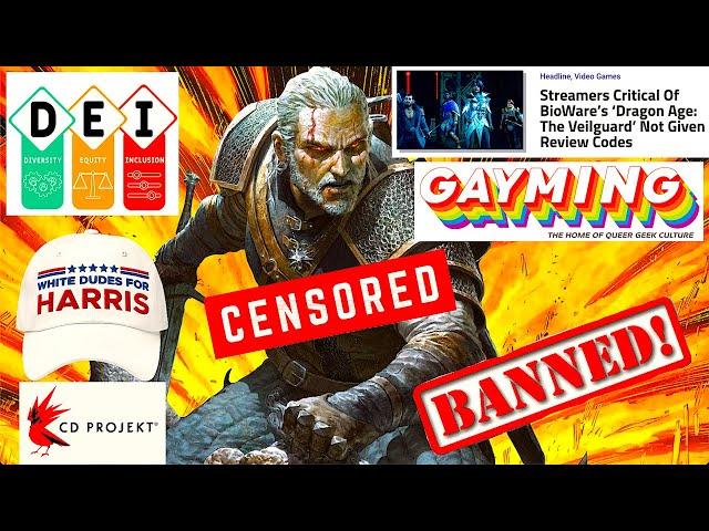 CD PROJEKT RED INFECTED by Woke DEI Sweet Baby Agenda + Dragon Age Veilguard Reviews REMOVED?!