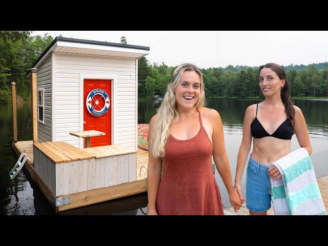 Finishing Homemade Floating Raft House Boat (Part 2)