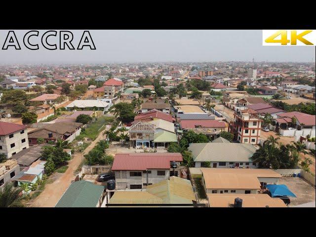 BAATSONA, ACCRA IN 4K! | DJI DRONE FOOTAGE | GHANA PART 2 #accra #ghana