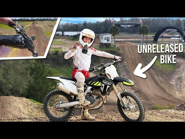 I Rode the NEW TRIUMPH Dirt Bike!