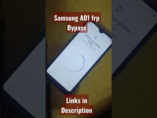 Samsung A01 Frp Bypass #short