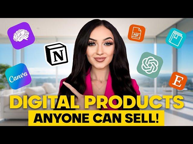 10 Digital Product Ideas YOU Can Sell Online & Make MONEY + (HOW TO START)