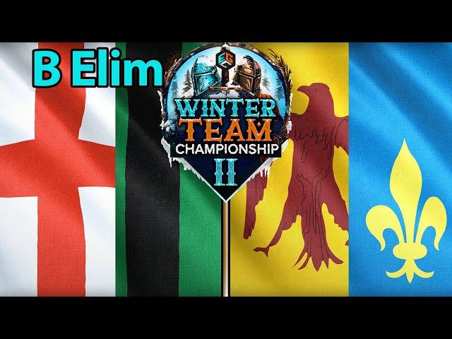 Volda E-sport  vs E-gear  - Gruppe B - Winter Team Championship 2  - Age of Empires 4