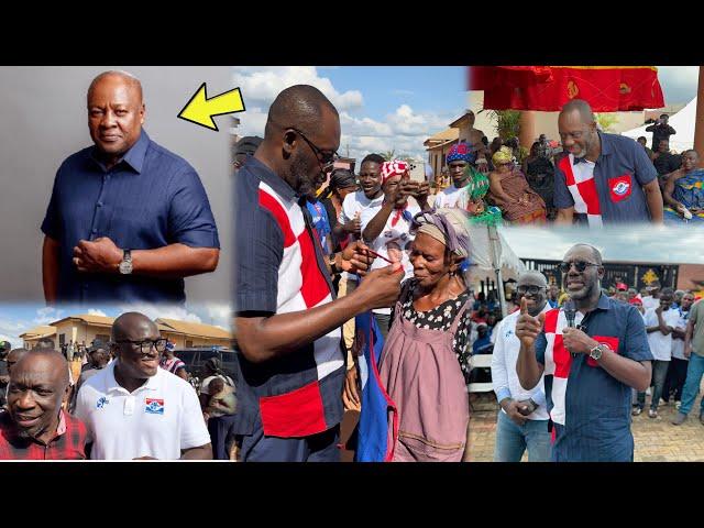 Eiii Napo Has done it Again Oh He Blast Fmr Prez Mahama As he Storms Kumawu for his Campaign Tour