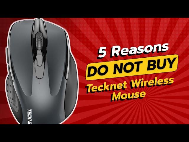 DON'T BUY Tecknet Wireless Mouse Until You Watch This!  (5 Reasons)